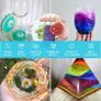 Epoxy Resin Kit 500ml, 2 Part Casting Resin Starter Kit, Resin Kits for Beginners, Epoxy Resin and Hardener with Key Chains Moulds for Sculpting Moulding & Casting, Art & Craft, Jewelry Making Kit (FREE POSTAGE) Image 5