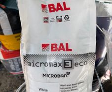 2.5kg bag BAL Micromax3 Eco Wall and Floor Grout in White