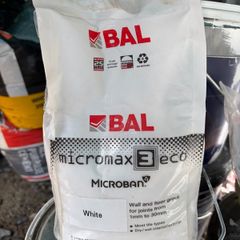 2.5kg bag BAL Micromax3 Eco Wall and Floor Grout in White