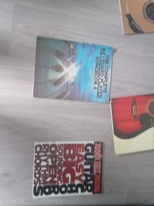 Guitar and piano books