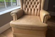 Leather armchair
