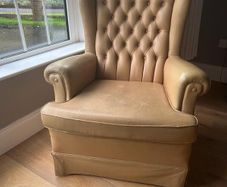 Leather armchair