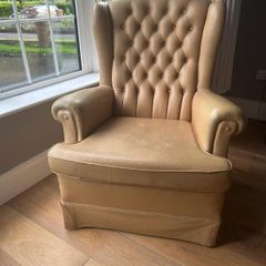 Leather armchair