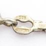 925 Vintage Italian Sterling Silver Box Chain Bracelet Image 5