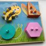 Wooden dominos & shape colour matching. Image 3