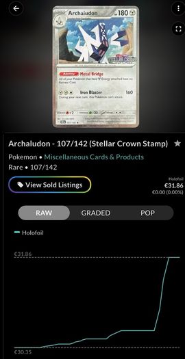 Archaludon (SEALED)- 107/142 (Stellar Crown Stamp)