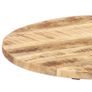 Side Table 60x(46-63) cm Solid Mango Wood and Cast Iron Image 5