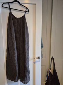 brown maxi dress