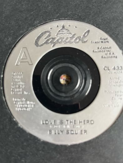 Billy Squire. Love is the hero vinyl record in vg+ condition