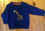 NEXT Dinosaur Jumper Age 9-12 Months
