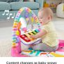 Fisher-Price Baby Play Mat | Deluxe Kick & Play Baby Play Gym for Newborn Baby to 3 Year Olds with Light Up Piano, Toys and Comfy Baby Mats for Floor Play | Playmats & Floor Gyms - Pink Image 5