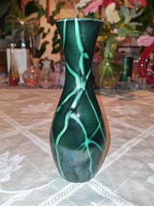 Vintage Sylvac Green Vase