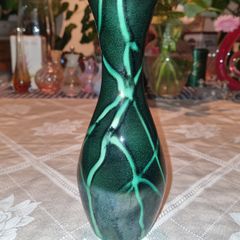 Vintage Sylvac Green Vase