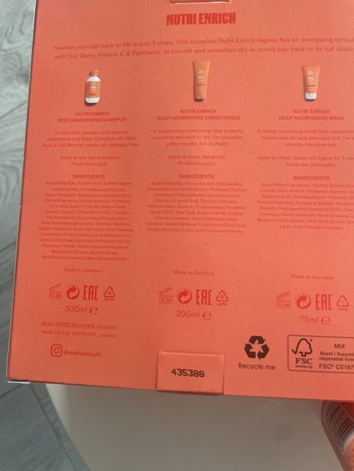 Wella Invigo professional Nutri Enrich Gift Set