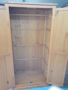 Pine wardrobe