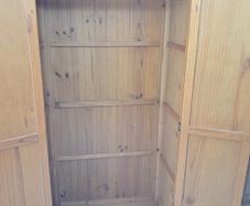 Pine wardrobe