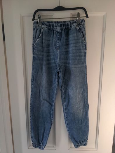Girls denim jean joggers