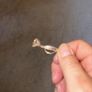 silver old brooch Image 4