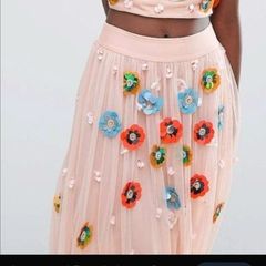 Lace and beads stunning skirt. and  top..this was a sought after 2 piece .was also sold on Asos sold out