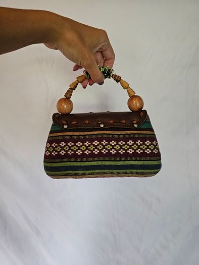 Mary Frances Vintage Designer Beaded Bag With Semi Precious S