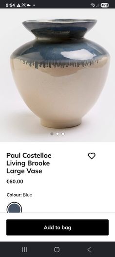 Paul Costello vase