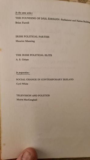 Chairman Or Chief. By Brian Farrell. Signed First Edition  1971 Paperback In Fair Condition. Published By Guill And Macmillan. 32.