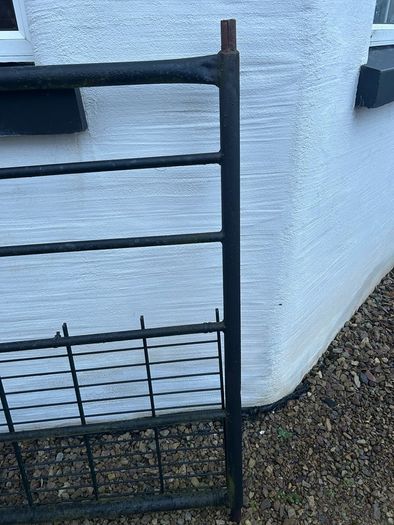 Gate Galvanised & Painted with low grid 12x4ft.