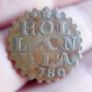 Rare 1680 Netherlands Holland VOC 1 Duit Singing Lion Copper Coin Image 4
