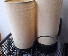 Two small table lamps