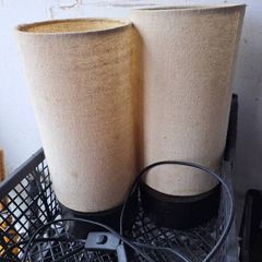 Two small table lamps