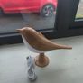 Beautiful LED Bird Night Light Wooden Style Image 4