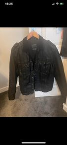 All saints leather jacket