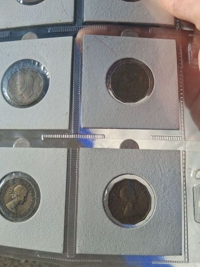 Full Set Of English Three Pence Coins(1937-1967)