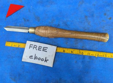 Robert Sorby Diamond Parting Tool.