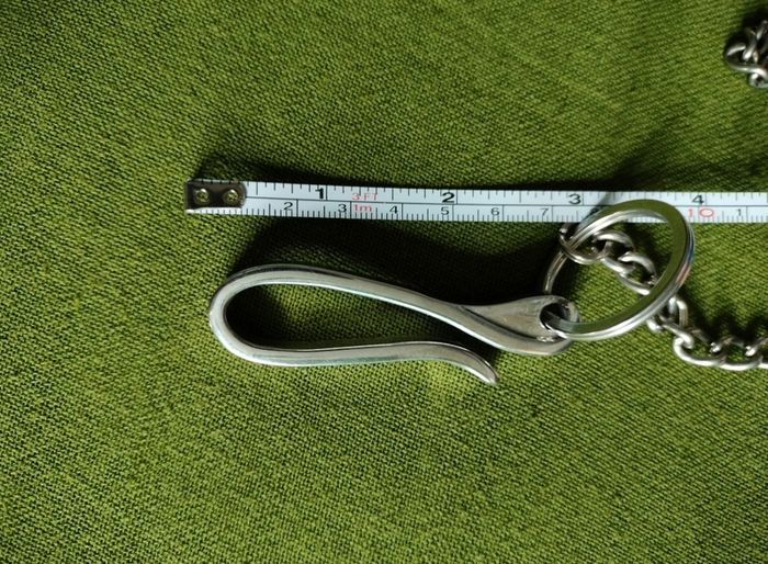 NEW Stainless Steel Keychain Japanese Hook Welded Chain