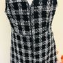 Penneys/ Primark Black/ White Tweed Pinafore Dress, Size UK 10, New without tags. Image 4