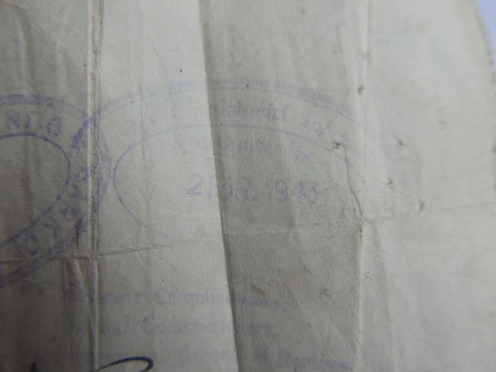 Vintage Cheque from The National Bank Limited, Dun Laoghaire Branch, dated August 25, 1943