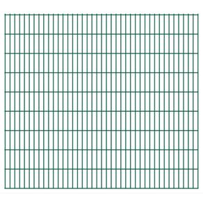 2D Garden Fence Panels 2.008x1.83 m 26 m (Total Length) Green