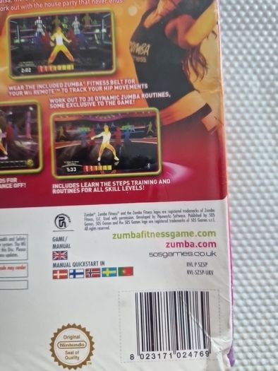 Brand new  Zumba Fitness Nintendo Wii Games Original