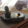 Unique find: Vintage Anthracite Coal/coal miner Brass Writing Pen Stand Desk Image 6