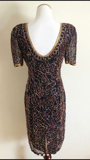 Beaded vintage dress