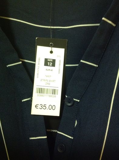 Brand new pin striped dress