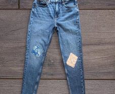 Polo Ralph Lauren Tompkins Skinny High Rise Ankle Fit Jeans Blue Denim W26 UK 8