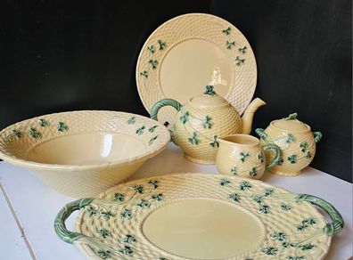 Bordallo Pinheiro Majolica Breakfast Set "Shamrock"