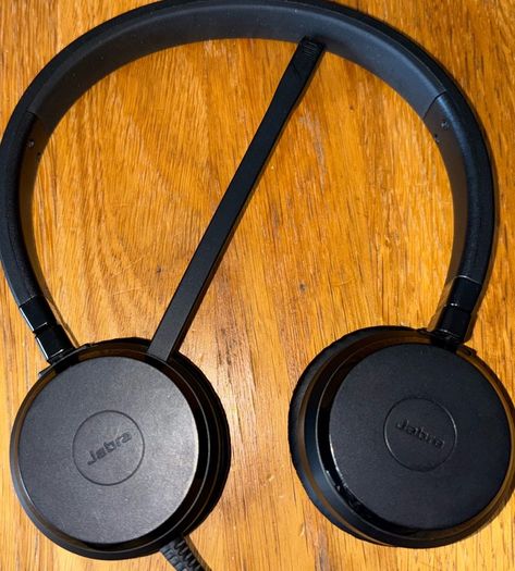 JABRA HSC016 Evolve 20 Stereo Noise Cancelling Wired Headset, Black