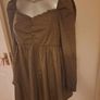 Brand new Nasty Gal khaki long sleeve off shoulder tunic dress size UK14 EU42 Postage included Image 2