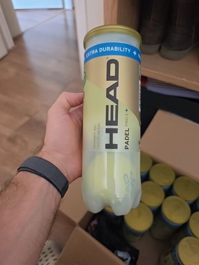 19 Cans HEAD Padel Pro+ Balls (Brand New)