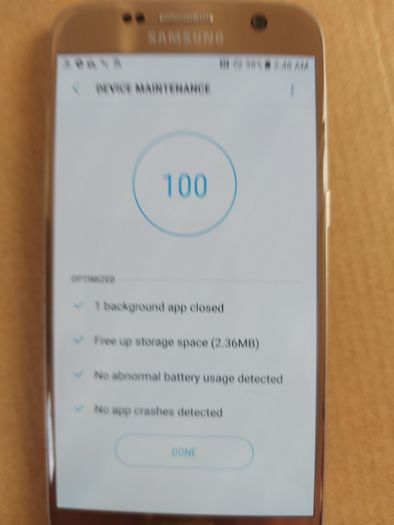 Samsung Galaxy S7, Model SM-G930A, 32GB, 4GB Ram, Excellent cosmetic condition and working great