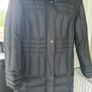 JET BLACK Per Una Feather & Down Puffer Coat Jacket. Black. Medium.  Quality Filling & Very Warm. Super condition. JET BLACK. Image 2