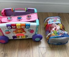 Activity trolley and soft blocks